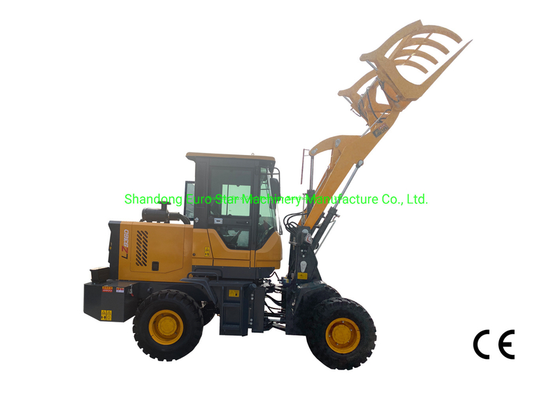 Front End Loader with Wood Grapple